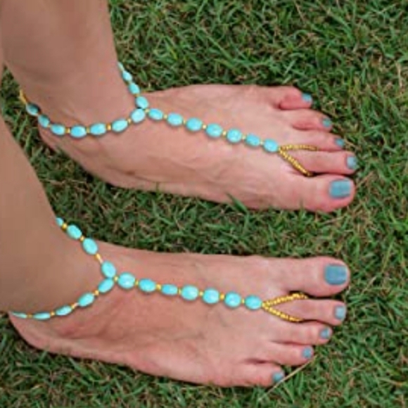 4 Pairs Beach Body Foot Bling NWT - Picture 2 of 6